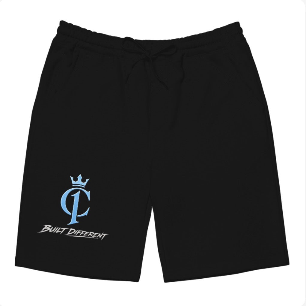 Essential Logo Shorts – Black And Sky Blue
