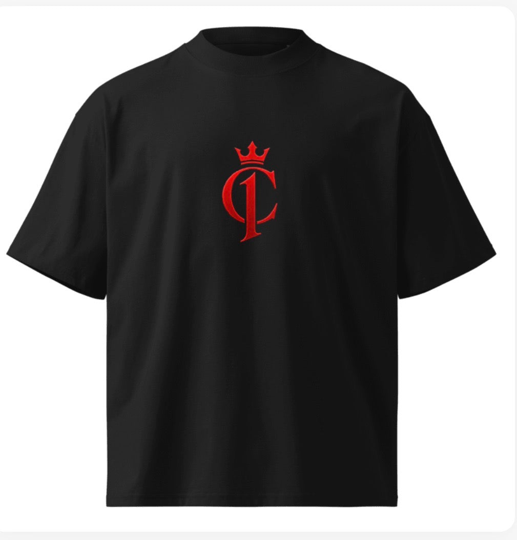 Black & Red Built Different Tee
