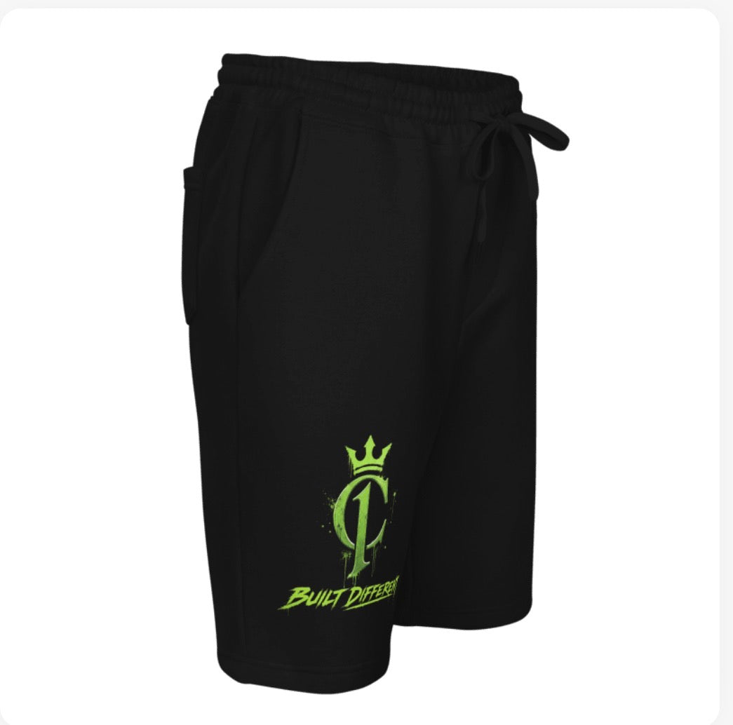 Chosen 1 Essential Logo Shorts- Black/Green