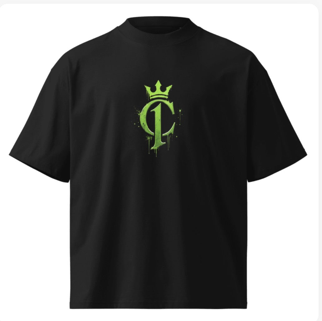 Chosen 1 Essential Logo Tee – Black/Green